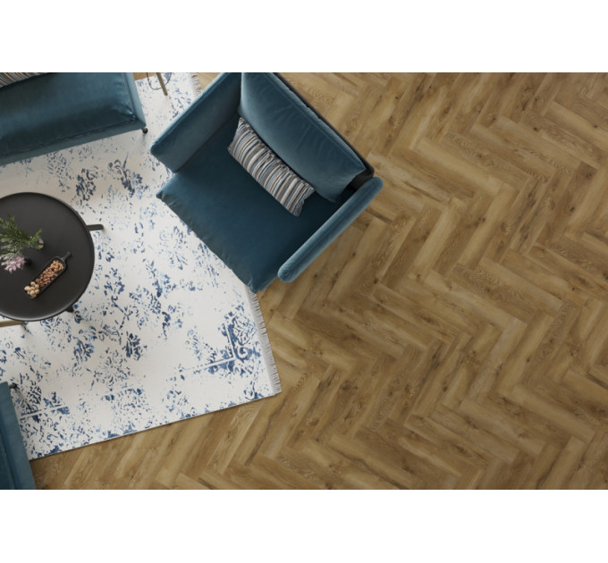 Ламінат Classen Ville 4V Herringbone 63262 Дуб Карріто