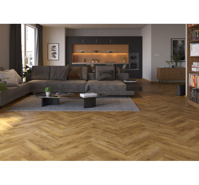 Ламінат Classen Ville 4V Herringbone 63267 Дуб Бенікарло