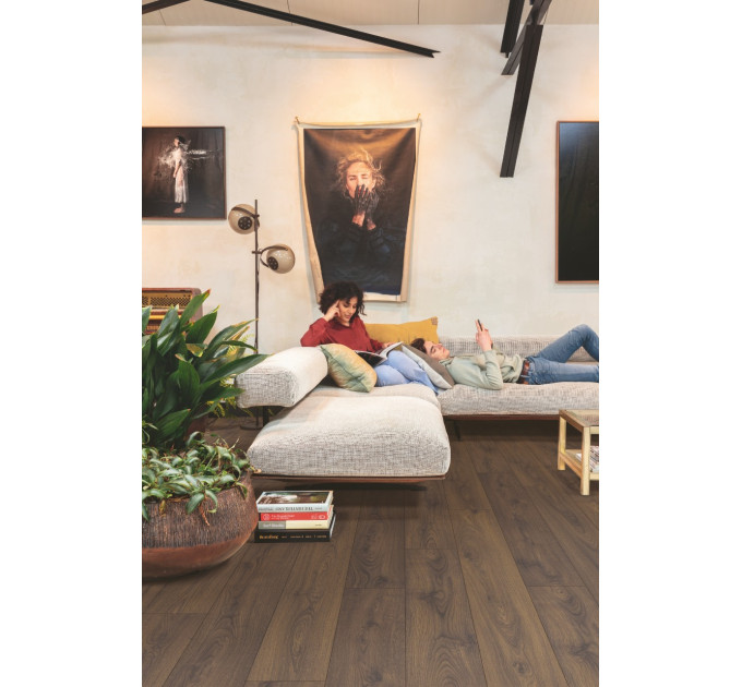 Ламінат Quick-Step Classic CLM5800 Дуб земляний горіх коричневий