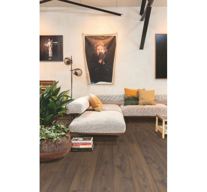 Ламінат Quick-Step Classic CLM5800 Дуб земляний горіх коричневий