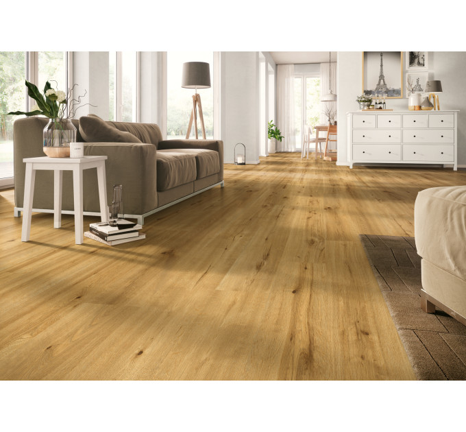 Вінілова підлога Ceramin Nuva Eternal Glue 65161 Barrel Oak Brown