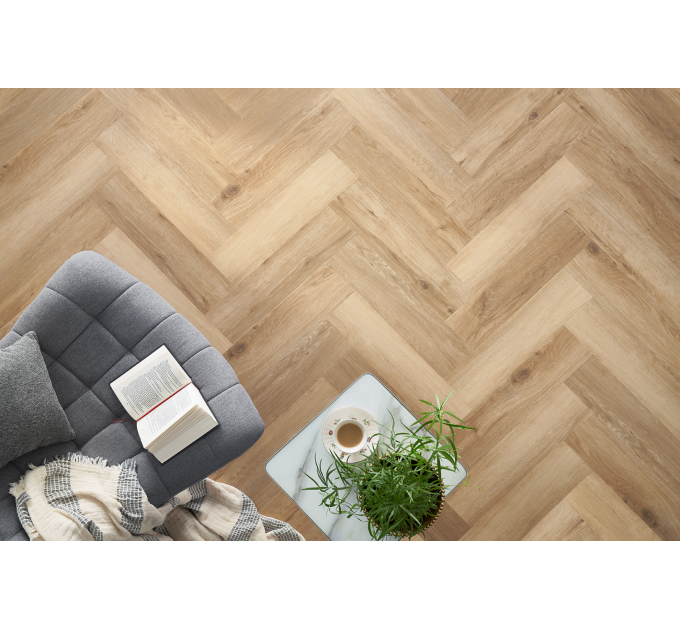 Виниловый пол Arbiton Amaron Herringbone CA 159 Wembley Oak