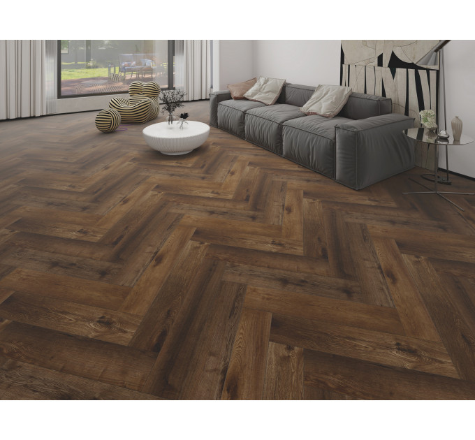 Виниловый пол Apro Authentic Herringbone AC-510-HB Coffe Oak