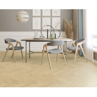 Вінілова підлога Ceramin Nuva Herringbone Glue 65201 Cotton Oak Beige