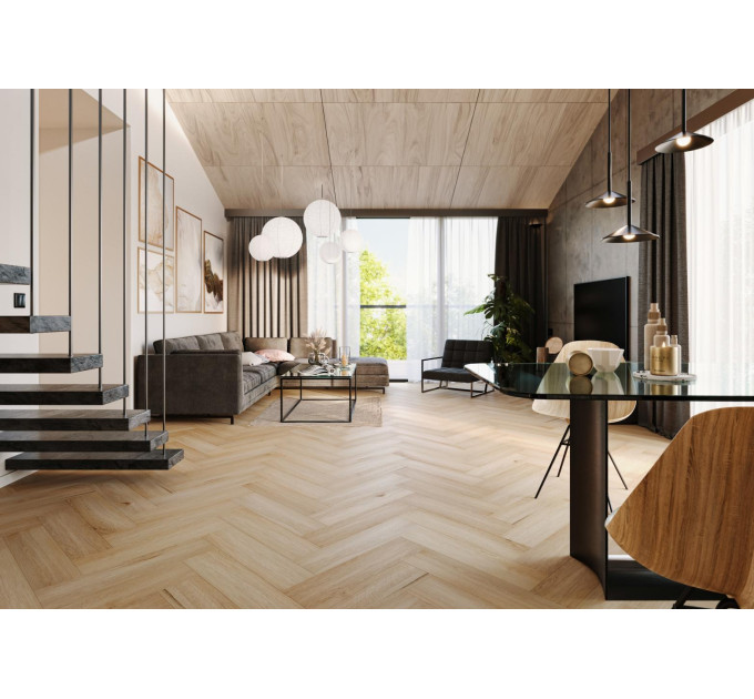 Виниловый пол Arbiton Amaron Herringbone CA 153 Yankee Oak