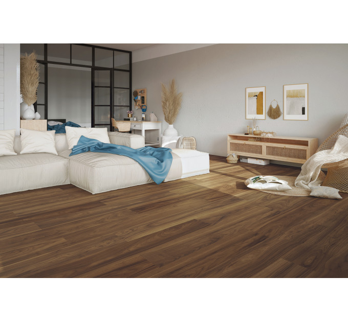 Виниловый пол Ceramin Nuva Selected Glue 65178 Walnut Red Brown