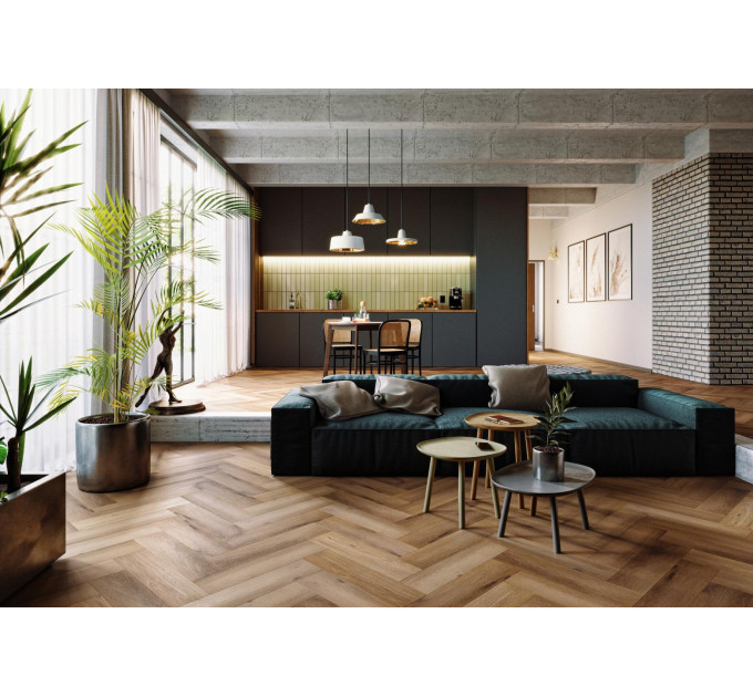 Виниловый пол Arbiton Amaron Herringbone CA 147 Georgetown Oak