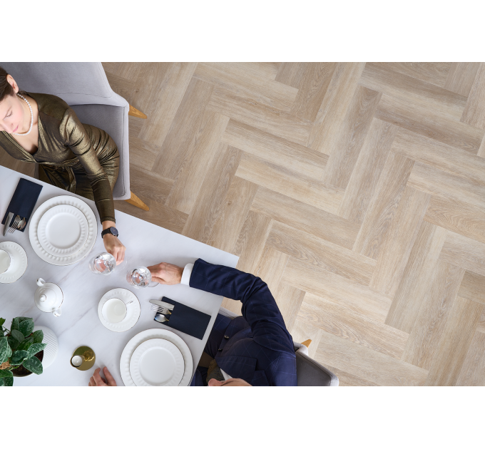 Виниловый пол Arbiton Amaron Herringbone CA 181 Stamford Oak