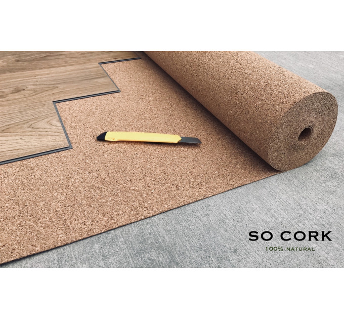 Пробковая подложка SO CORK 3,0 мм (10 м2)