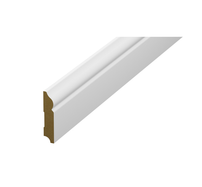 Плинтус напольный Classen Pax Pure+ Белый 78 мм Плинтус напольный Classen Pax Pure+ Белый 78 мм