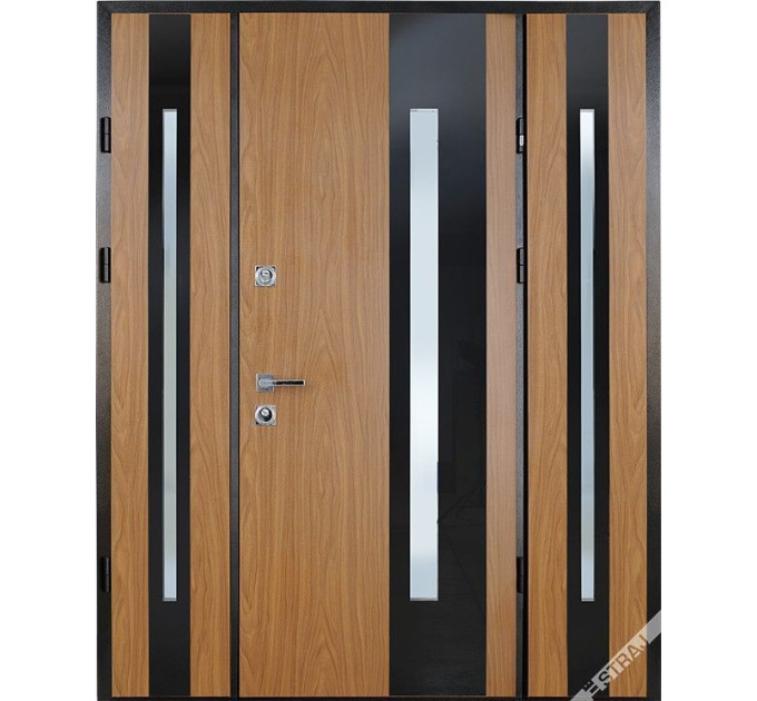 Вхідні двері Straj Proof 2.3 Estra Slim Double - В котедж