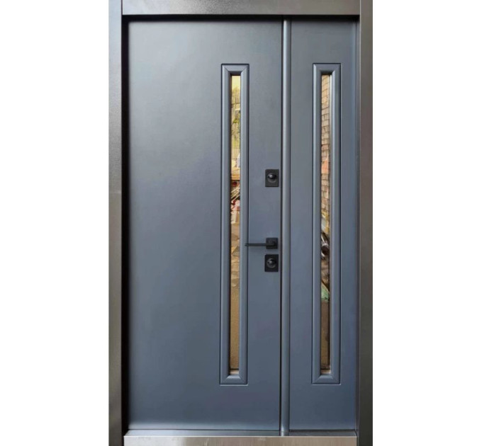 Входные двери STRAJ PROOF Slim S 1200 - В котедж