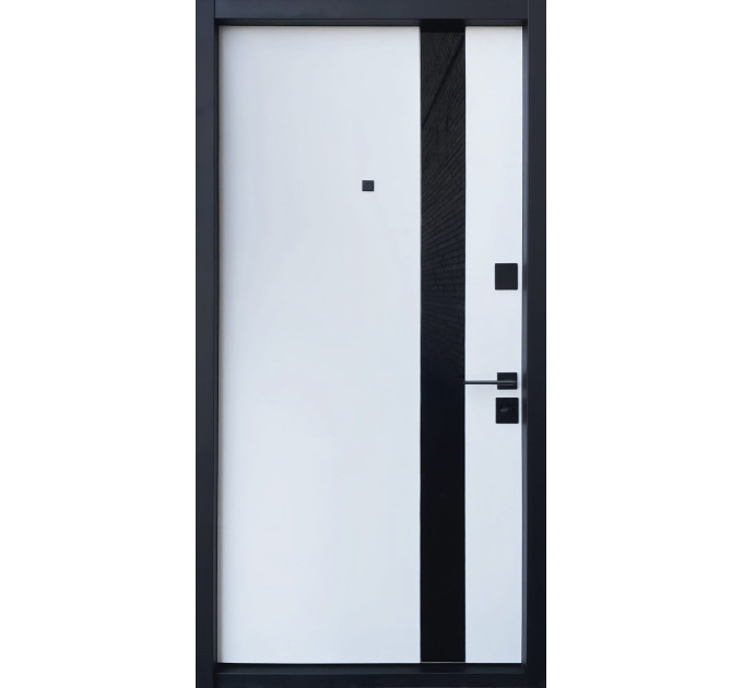 Вхідні двері STRAJ LUX Standart Slim S Glass-A Квартирні