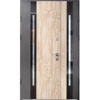 Вхідні двері Straj Proof 1.5 Slim P Double - В котедж