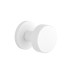 Дверная ручка-кноб APRILE RUTA R 7S AT двухсторонняя нефиксированная (mov-mov) белый матовый WHITE
