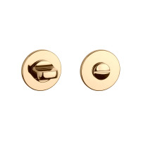 Накладка под WC APRILE R AS 5 мм (super slim) полированная латунь LG