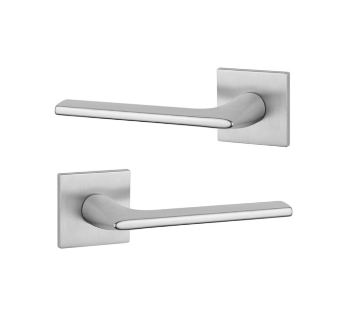 Дверная ручка APRILE Salvia Q 5S AS 96 матовый хром