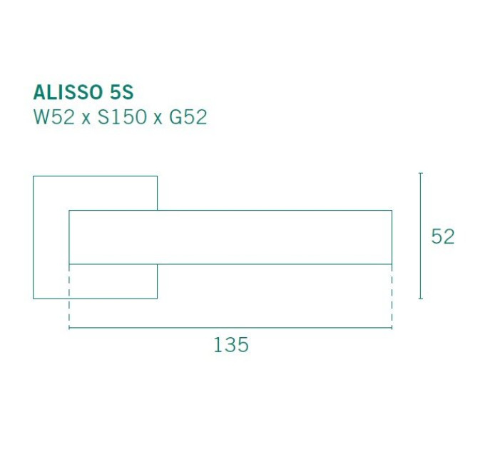 Дверная ручка APRILE Alisso Q 5S AS 03 полированный хром