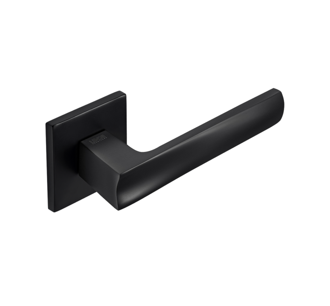 РУЧКА ДЛЯ ДВЕРЕЙ НА РОЗЕТКЕ BERLI SLIM A-2010/E20 BLACK