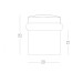 УПОР ПІДЛОГОВИЙ ДЛЯ ДВЕРЕЙ M-25 BLACK ЧОРНИЙ