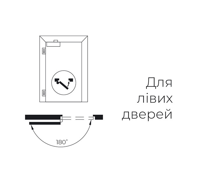 ДОВОДЧИК БЕЗ ТЯГИ TS-10D EN2/3/4 BROWN
