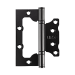 ПЕТЛЯ ДЛЯ ДВЕРЕЙ УНИВЕРСАЛЬНАЯ НАКЛАДНАЯ HB-100 BLACK ЧЕРНАЯ