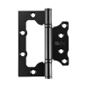 ПЕТЛЯ ДЛЯ ДВЕРЕЙ УНИВЕРСАЛЬНАЯ НАКЛАДНАЯ HB-100 BLACK ЧЕРНАЯ