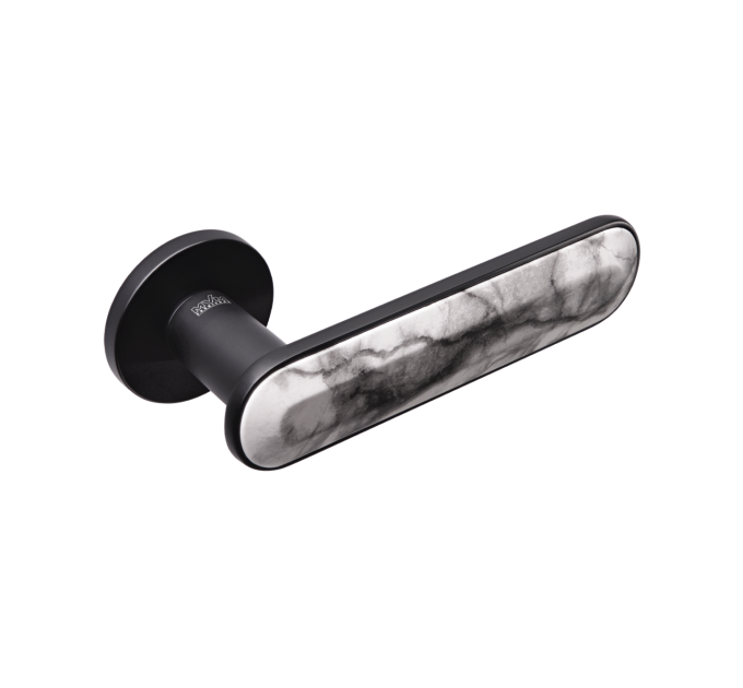 РУЧКА ДЛЯ ДВЕРЕЙ НА РОЗЕТКЕ MARMO Z-1804 BLACK