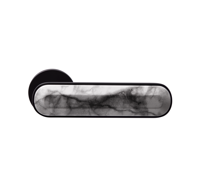 РУЧКА ДЛЯ ДВЕРЕЙ НА РОЗЕТКЕ MARMO Z-1804 BLACK