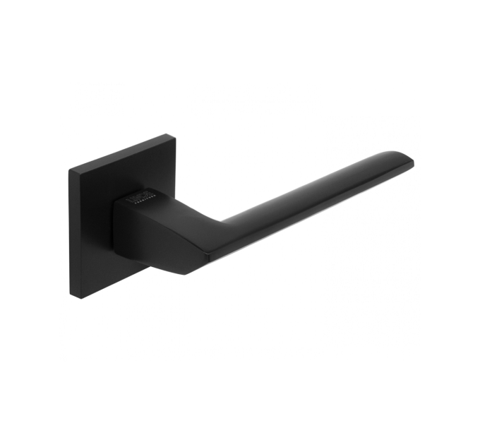 РУЧКА ДЛЯ ДВЕРЕЙ НА РОЗЕТКЕ STEEL A-2021 BLACK
