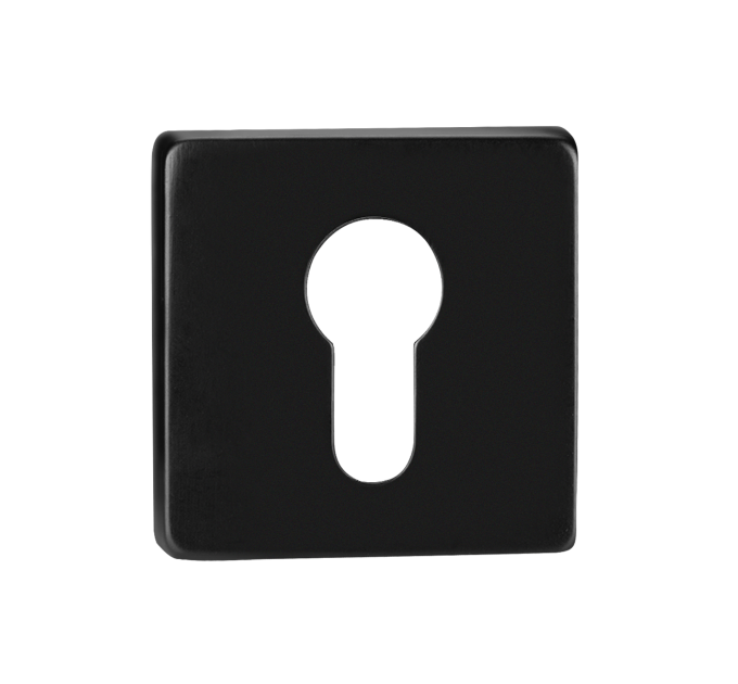 НАКЛАДКА ПОД ЦИЛИНДР E12 BLACK ЧЕРНЫЙ