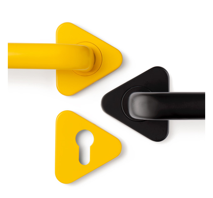 РУЧКА ДЛЯ ДВЕРЕЙ НА РОЗЕТЦІ ARROW S-1105 YELLOW