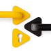 РУЧКА ДЛЯ ДВЕРЕЙ НА РОЗЕТЦІ ARROW S-1105 YELLOW