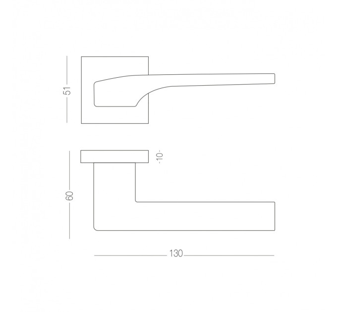 РУЧКА ДЛЯ ДВЕРЕЙ НА РОЗЕТЦІ SIMPLE Z-1807 BLACK