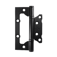ПЕТЛЯ ДЛЯ ДВЕРЕЙ УНИВЕРСАЛЬНАЯ НАКЛАДНАЯ УЗКАЯ HB-100S BLACK ЧЕРНАЯ