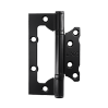ПЕТЛЯ ДЛЯ ДВЕРЕЙ УНИВЕРСАЛЬНАЯ НАКЛАДНАЯ УЗКАЯ HB-100S BLACK ЧЕРНАЯ