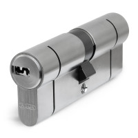 ЦИЛИНДР КЛЮЧ/КЛЮЧ D6PS N 40/40 5K МАТОВЫЙ НИКЕЛЬ