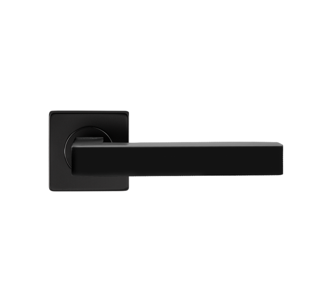 РУЧКА ДЛЯ ДВЕРЕЙ НА РОЗЕТКЕ PLAZA S-1135 BLACK