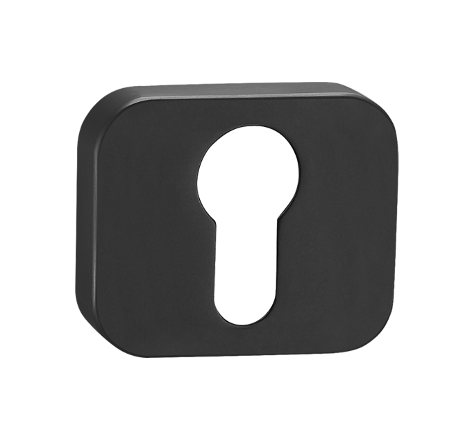 НАКЛАДКА ПОД ЦИЛИНДР E16 BLACK ЧЕРНЫЙ