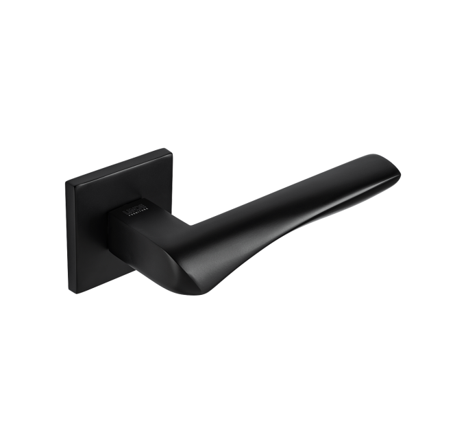 РУЧКА ДЛЯ ДВЕРЕЙ НА РОЗЕТКЕ WAVE A-2018 BLACK
