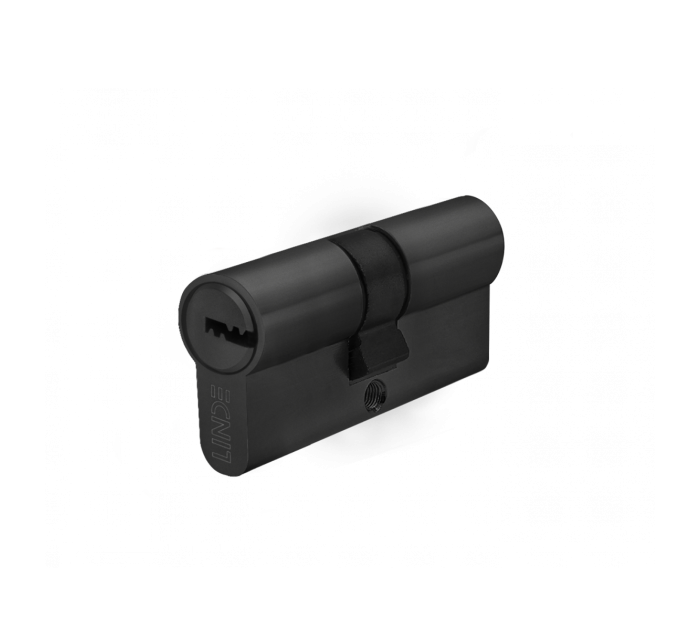 ЦИЛИНДР КЛЮЧ/КЛЮЧ A6P25/25 BLACK ЧЕРНЫЙ