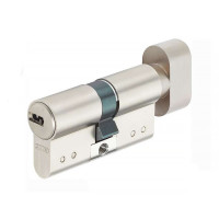 ЦИЛИНДР КЛЮЧ/ВОРОТОК KD15 N Z45/K45 5K МАТОВЫЙ НИКЕЛЬ
