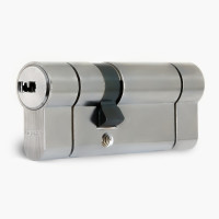 ЦИЛИНДР КЛЮЧ/КЛЮЧ D6PS N 30/50 5K МАТОВЫЙ НИКЕЛЬ