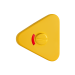 НАКЛАДКА ПОД WC С ИНДИКАТОРОМ T14i YELLOW ЖЕЛТАЯ