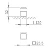 Стопор Tupai 2617-153 черный