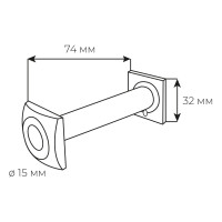 Глазок Securemme 60/110mm 015СXCL6OXX хром