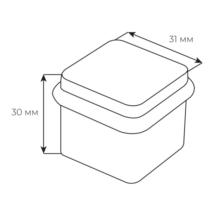 Стопор M&T Minimal TIN-K черный