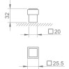 Стопор Tupai 2617-03 хром