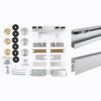 VITRUM SPACE 6250/A Раздвижная система для стеклянных дверей серебро