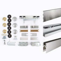 VITRUM SPACE 6260/A INOX Комплект для стеклянной раздвижной системы снерж. сталь